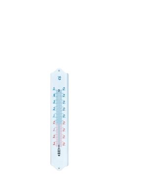 Wandthermometer Kunststoff weiß 49,5x9,7x0,8cm Nature