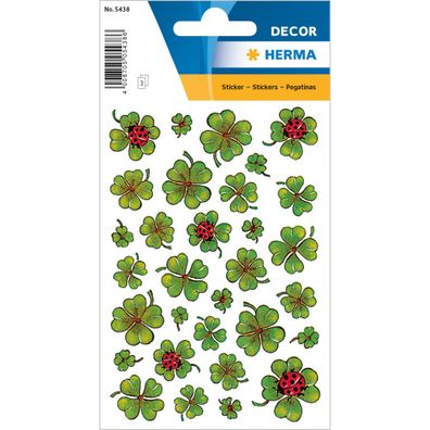 Herma Sticker DECOR Kleeblaetter 3 Bl