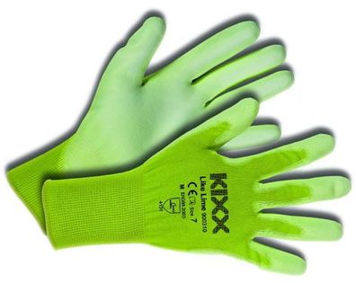 Gartenhandschuh Like Lime Größe S oder 7 Kixx