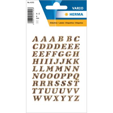 Herma VARIO Buchstaben A-Z, Goldfolie