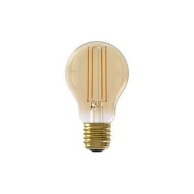 LED Vollglas Filament Standardlampe 220 240V 7,5W 806lm E27 A60 Gold 2100K Dimmbar