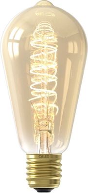 Lampe rustikal gold 3 stufig dimmbar Calex