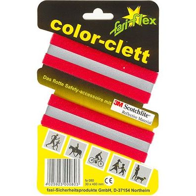 FASI Hosenklettband "Color clett" SB-verpackt, 3M rot