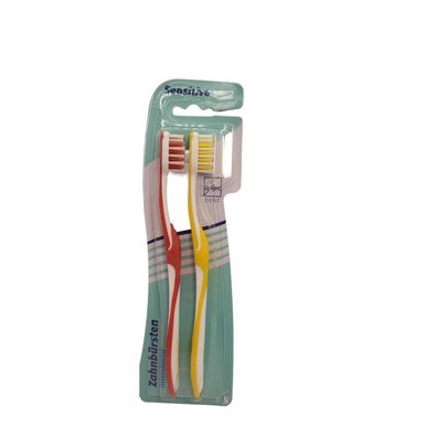 LaLigne Zahnbürsten Sensitive Interdental 2er Set mit Anti-Rutsch-Griff