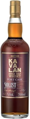 Kavalan Solist Port Cask 50-60% Cask Strength NV 0.7 L Flasche (Gr. 0.7 L Flasche)