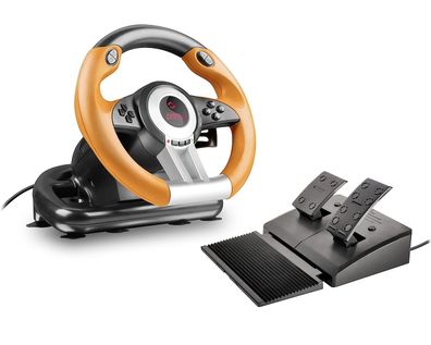 Speedlink DRIFT O.Z. Gaming Lenkrad + Pedale Racing Wheel Renn-Lenkrad für PC