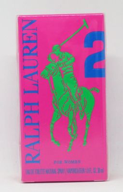 RALPH LAUREN-BIG PONY 2 FOR WOMEN EDT SPRAY 30 ML- NEU-OVP-(100 ML/228,30€)