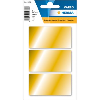 Herma VARIO Haftetiketten GOLD 34 x 67 mm