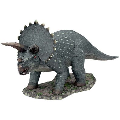 Metal Earth Dinosaurier Triceratops (farbiges Modell)