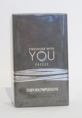 Emporio ARMANI- Stronger WITH YOU FREEZE SPRAY EDT 50 ML- NEU- (100ML/279,00 €