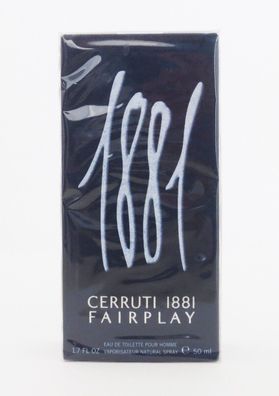 Cerruti 1881- Fairplay EAU DE Toilette SPRAY 50 ML-NEU-OVP- (100 ml /109,80 €