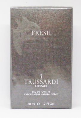 Trussardi- FRESH UOMO EAU DE Toilette SPRAY 50 ML-NEU-OVP- (100 ml /165,80 €