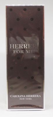 Carolina Herrera- Herrera FOR MEN EAU DE Toilette SPRAY 100 ML- NEU-OVP(100 ML