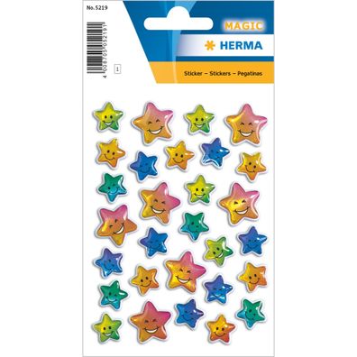 Herma MAGIC Sticker STERNE, STONE