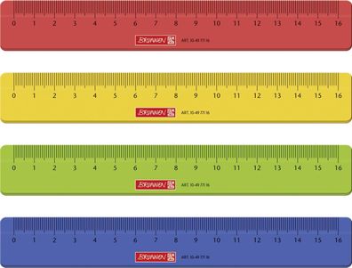 Brunnen 104977116 Lineal 16 cm