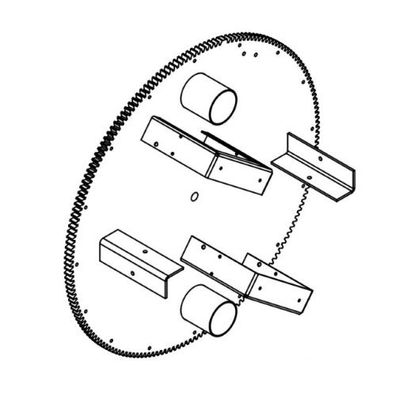 Windhager Stirnscheibe KPL. USE8 Stirnscheibe kpl. für Umschalteinheit 8 047699