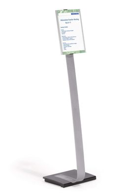 Durable Bodenständer INFO SIGN stand A4 aus Aluminium mit Infotafel