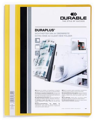 Durable Angebotshefter Duraplus A4 ge transp Deckblatt mit Tasche