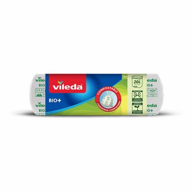 Müllsäcke Vileda Ecobag 163223 Biologisch abbaubar 20 L (15 Stück) Default Title