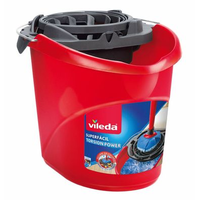 Putzeimer Vileda Torsion Power Abtropfer Rot Kunststoff 10 L Polypropylen Default Tit