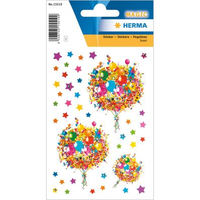 Herma MAGIC Sticker Blumenliebe, JEWEL