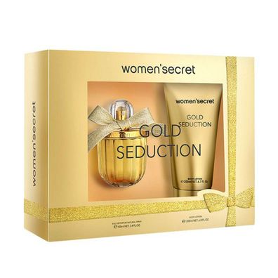 Set mit Damenparfüm Gold Seduction Women'Secret GOLD Seduction (2 pcs) EDP 2 Stücke D