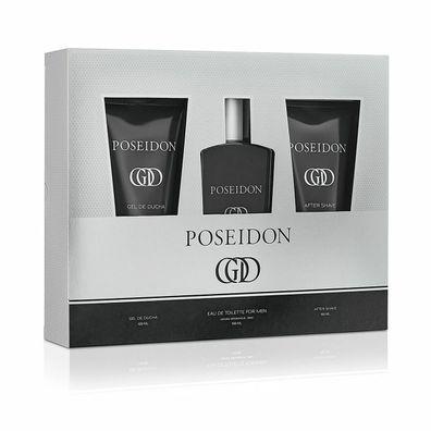 Set mit Herrenparfüm Poseidon Poseidon GOD EDT 3 Stücke Default Title