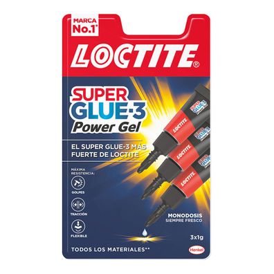 Sekundenkleber Loctite Super Glue-3 Power Gel Mini Trio 3 Stück (1 g) Default Title