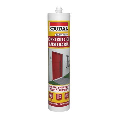 Silikon Soudal 115786 Konstruktion Weiß 290 ml Default Title