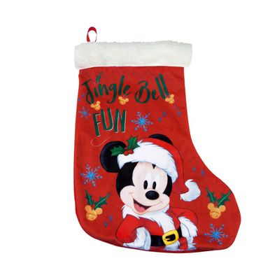 Weihnachtsstrumpf Mickey Mouse Happy smiles 42 cm Default Title