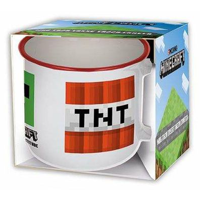 Henkelbecher Minecraft TNT 400 ml aus Keramik Default Title