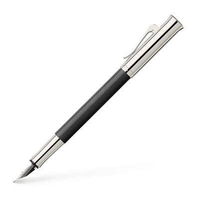 Graf von Faber-Castell Füllfederhalter Guilloche, Schwarz (M, F, EF, B)