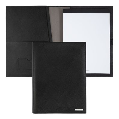 A4 Schreibmappe Companion Black von Hugo Boss