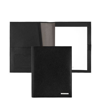 A5 Schreibmappe Companion Black von Hugo Boss