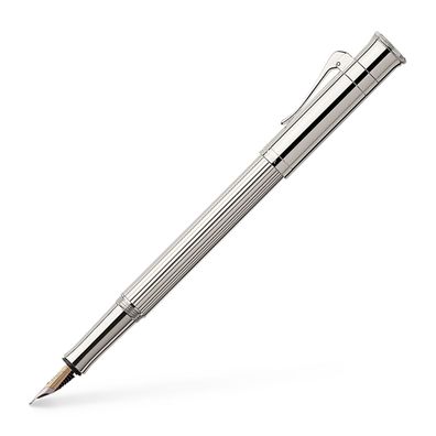 Füllfederhalter Classic, Platiniert von Graf von Faber-Castell (M, F, EF, B, OM, OB)