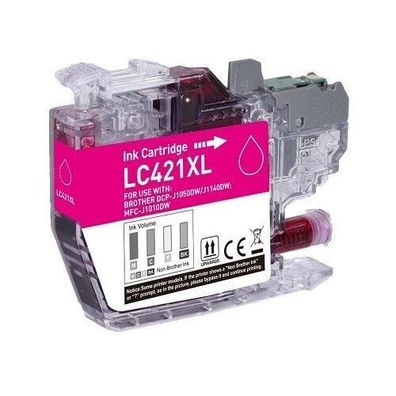 Druckerpatrone kompatibel mit Brother LC-421 XL M Magenta für DCP-J1140