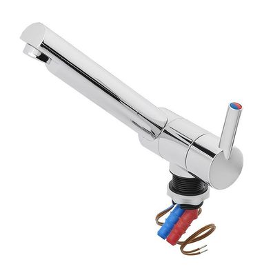 Mischbatterie Trend A 12V Ø27 mm gerader Auslauf chrom Wohnmobil