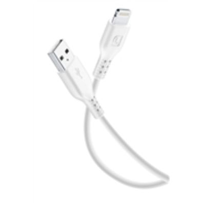 cellularline Kabel USB-A/Lightning Usbdata06mfiiphw 06m ws