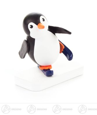 Miniatur Pinguin Anfänger BxHxT 4,5 cmx4,5 cmx2 cm NEU Erzgebirge Holzfigur