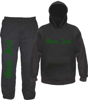 Individueller Jogginganzug - Schreibschrift- Jogginghose und Hoodie