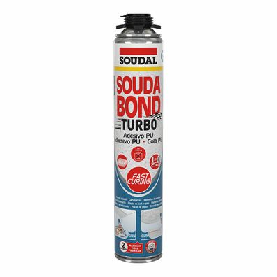 Schaum Soudal SoudaBond Turbo Polyurethan Pistole 750 ml Default Title