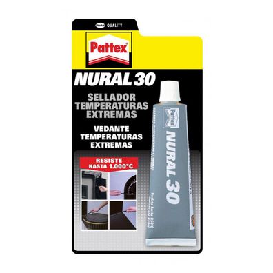 Zement Pattex Nural 30 Klebstoff Hochtemperaturbeständig Grau 150 g Default Title