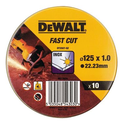 Trennscheibe Dewalt Fast Cut dt3507-qz 10 Stück 115 x 1 x 22,23 mm Default Title