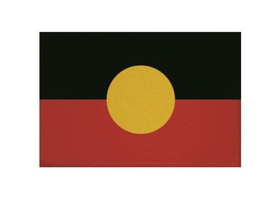 Aufnäher Aborigines Fahne Flagge Patch 9 x 6 cm