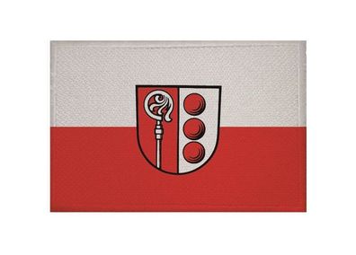 Aufnäher Abtsgemünd Fahne Flagge Patch 9 x 6 cm