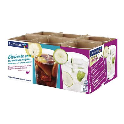 Trinkglas Luminarc Sidra Gigante Durchsichtig Glas 6 Stück 530 ml (Pack 6x) Default T