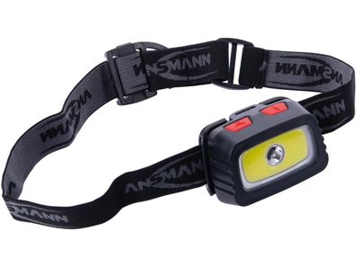 Ansmann LED-Stirnleuchte "HD200B" 185 Lumen, hochw schwarz