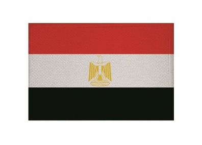 Aufnäher Ägypten Fahne Flagge Patch 9 x 6 cm