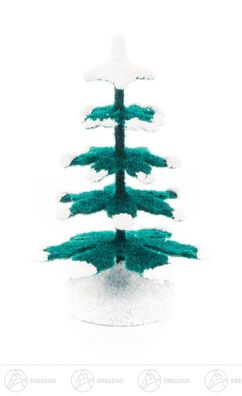 Baum Fichte weiß H=ca 6,5 cm NEU Erzgebirge Holzbaum Weihnachtsbaum