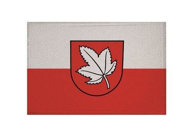 Aufnäher Ahorn (Baden) Fahne Flagge Patch 9 x 6 cm